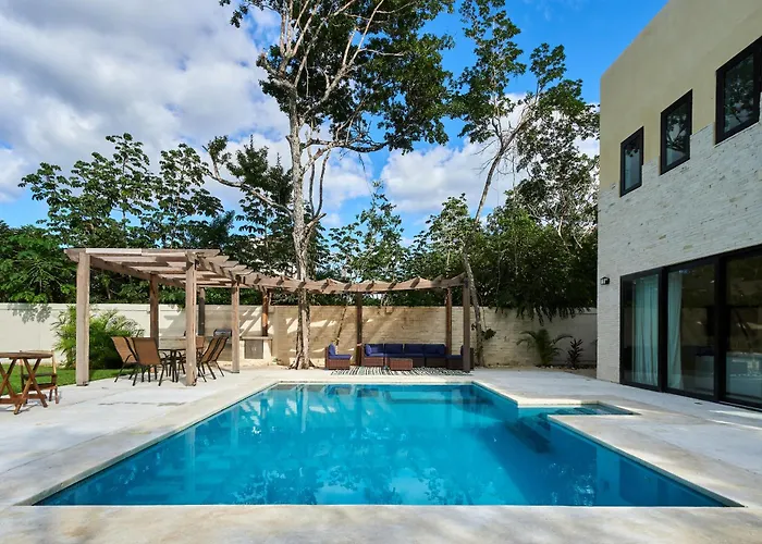 Tortuga Lux 4 Bdr Big Garden*pool *cenote * Tulum